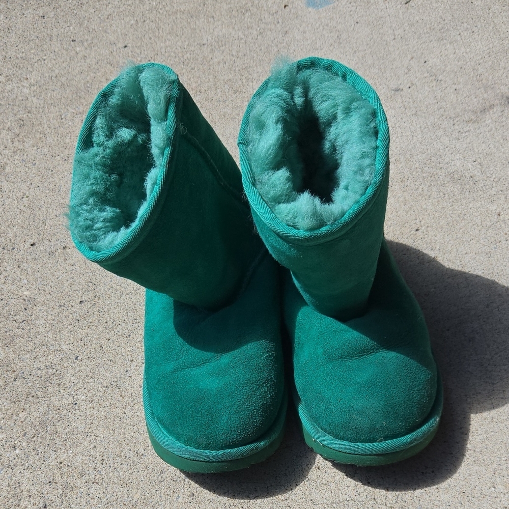 UGG Vibrant Green Kids Boots